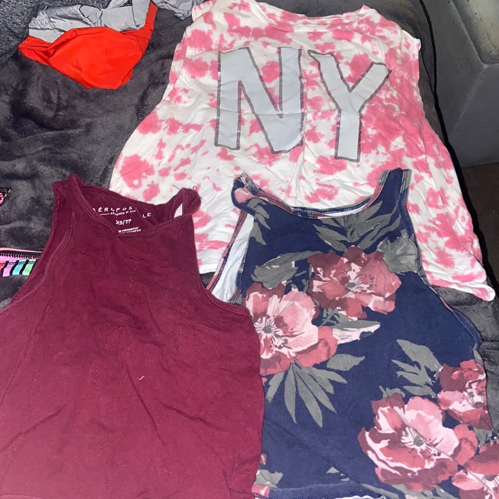 Three Aeropostale tank tops